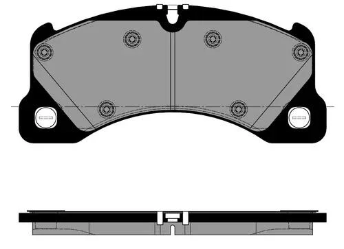 Тормозные колодки передние дисковые PORSCHE 7P5698151D (фото 1)