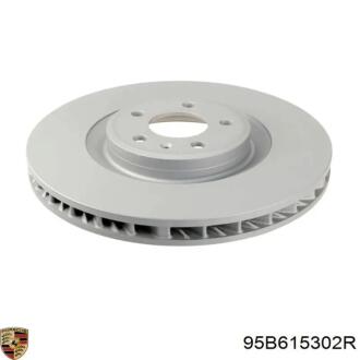 Торзмозной диск двухсторонний на передний мост вентилируемый 5 PORSCHE 95B615302R