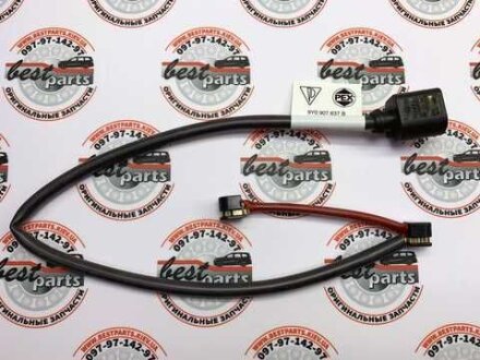 Датчик износа тормозных колодок. PORSCHE 9Y0907637B