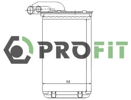 Радиатор отопителя салона PROFIT 1760-0083
