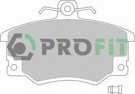 Гальмівні колодки передні дискові PROFIT 5000-0370