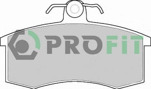Тормозные колодки передние дисковые PROFIT 5000-0527 (фото 1)
