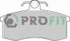Тормозные колодки передние дисковые PROFIT 5000-0527 (фото 1)