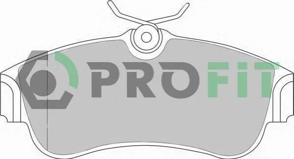Гальмівні колодки передні дискові PROFIT 5000-0604 (фото 1)