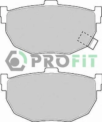 Тормозные колодки задние дисковые PROFIT 5000-0638 (фото 1)