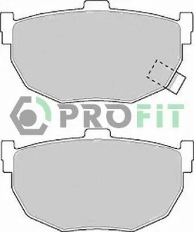 Тормозные колодки задние дисковые PROFIT 5000-0638