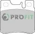 Гальмівні колодки задні дискові PROFIT 5000-0644 (фото 1)