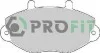 Тормозные колодки передние дисковые PROFIT 5000-0701 (фото 1)