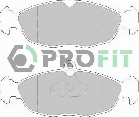 Гальмівні колодки передні дискові PROFIT 5000-0732 (фото 1)