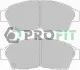 Колодки тормозные дисковые PROFIT 5000-0867 (фото 1)