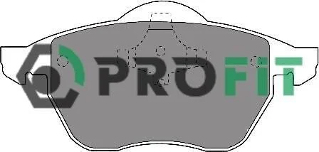 Тормозные колодки передние дисковые PROFIT 5000-0969