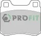 Тормозные колодки задние дисковые PROFIT 5000-0979 (фото 1)