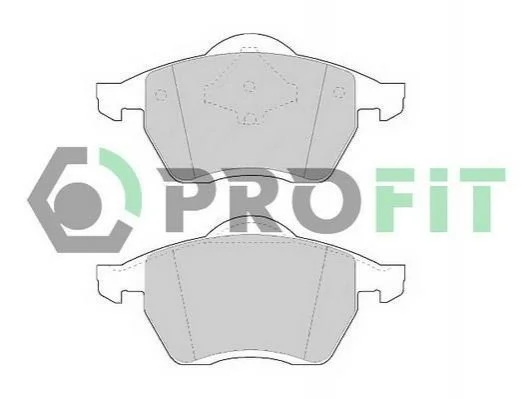 Тормозные колодки передние дисковые PROFIT 5000-1055 (фото 1)