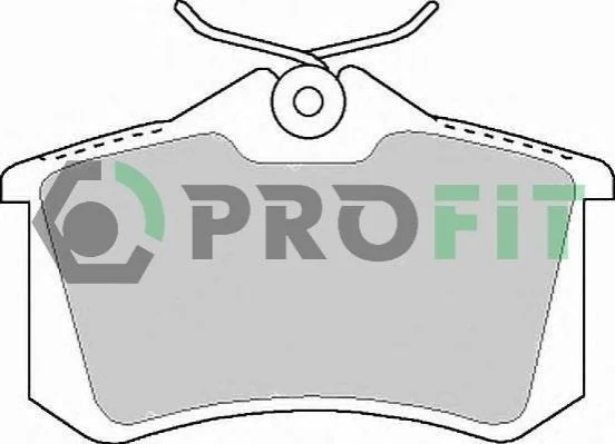 Гальмівні колодки задні дискові PROFIT 5000-1083 (фото 1)
