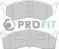 Тормозные колодки передние дисковые PROFIT 50001098 (фото 1)