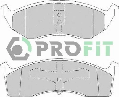 Гальмівні колодки передні дискові PROFIT 50001098
