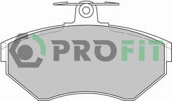 Гальмівні колодки передні дискові PROFIT 5000-1289 (фото 1)