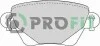 Гальмівні колодки задні дискові PROFIT 5000-1416 (фото 1)