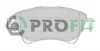 Тормозные колодки передние дисковые PROFIT 5000-1544 (фото 1)