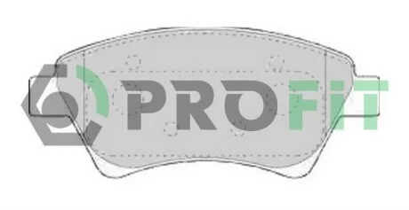 Тормозные колодки передние дисковые PROFIT 5000-1544