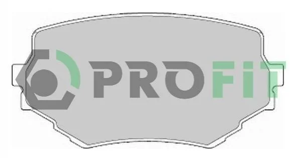 Тормозные колодки передние дисковые PROFIT 5000-1565 (фото 1)