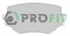 Тормозные колодки передние дисковые PROFIT 5000-1565 (фото 1)