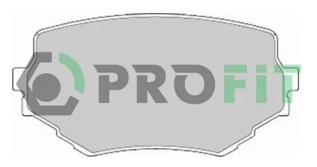 Тормозные колодки передние дисковые PROFIT 5000-1565