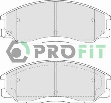 Тормозные колодки передние дисковые PROFIT 5000-1605 (фото 1)