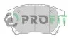 Тормозные колодки передние дисковые PROFIT 5000-1697 C (фото 1)