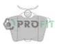 Тормозные колодки задние дисковые PROFIT 5000-1727 (фото 1)