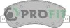 Тормозные колодки передние дисковые PROFIT 5000-1928 (фото 1)