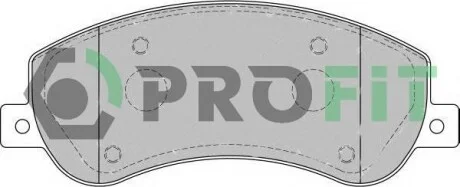 Тормозные колодки передние дисковые PROFIT 5000-1928