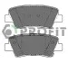 Тормозные колодки задние дисковые PROFIT 5000-4387 (фото 1)