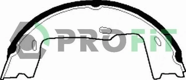 Гальмівні колодки задні барабанні PROFIT 5001-0227 (фото 1)