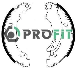 Гальмівні колодки барабанні PROFIT 5001-0576