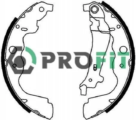Колодки тормозные барабанные PROFIT 5001-4031 (фото 1)