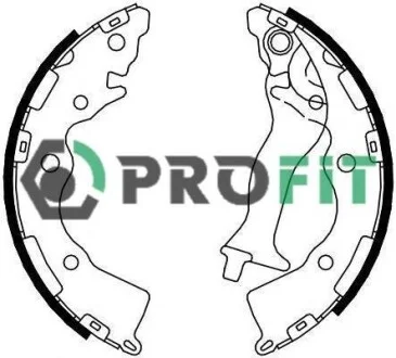 Тормозные колодки барабанные PROFIT 5001-4086