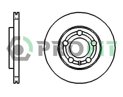 Диск гальмівний PROFIT 5010-1164