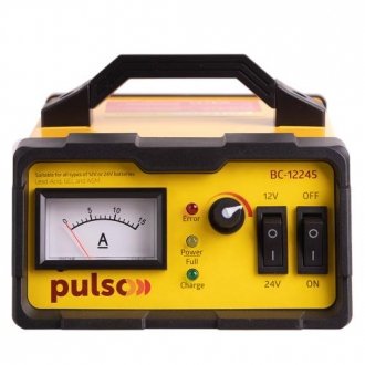 Зарядний пристрій BC-12245 12-24V/0-15A/5-190AHR/LED-Ампер./Iмпульсний Pulso 00000014973