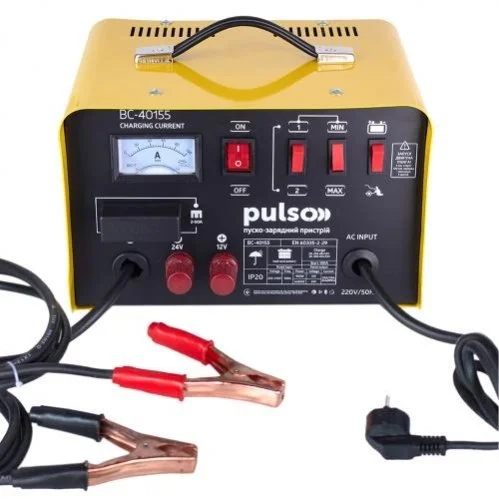 Пуско-зарядний пристрій PULSO BC-40155 12&24V/45A/Start-100A/20-300AHR/стрілк. індик. Pulso 00000025666 (фото 1)
