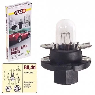 Лампа PULSO/габаритна B8.4d/1.2Вт-12В clear Pulso 00000028483
