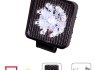 Фара робочого світла WLP-27S1F5 FLOOD 9Led*3W /10-30V/27W/6000K Pulso 00000050379 (фото 1)