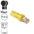 Лампа PULSO/габаритна/LED T5/1SMD-3030/12v/0.5w/3lm Yellow Pulso 00000051684 (фото 6)