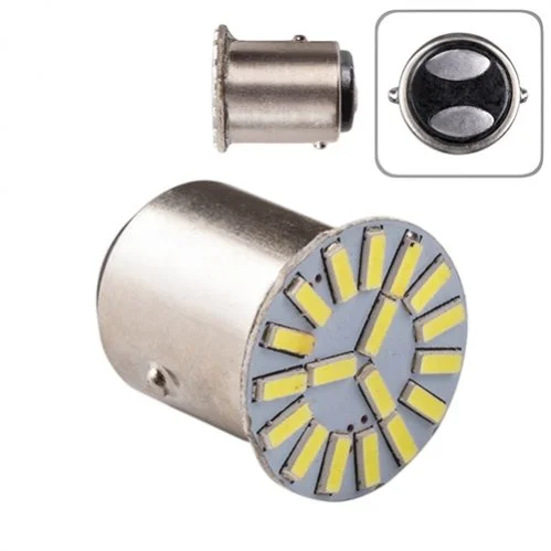 Лампа PULSO/габаритна/LED 1157/18SMD-4014/12v/1.2w/114lm White Pulso 00000051745 (фото 1)