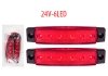 Ліхтар габаритний BL-64906RD 12-24V/6LED/96х20mm/2шт (BL-64906RD 12-24V) Pulso 00000060396 (фото 1)