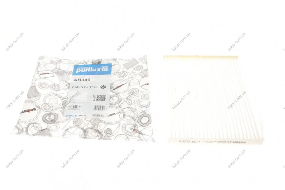 Фильтр салона PURFLUX Purflux AH340 (фото 1)