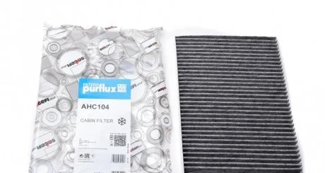 Фильтр салона угольный Purflux AHC104