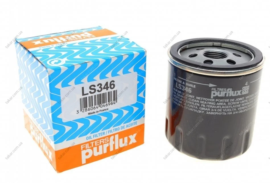 Масляний фільтр гвинт накручуваний Purflux LS346 (фото 1)