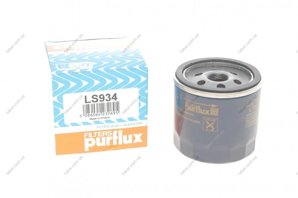 Масляний фільтр гвинт накручуваний Purflux LS934 (фото 1)