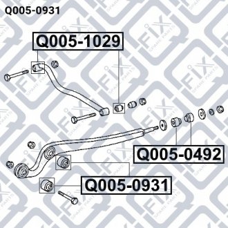 Сайлентблок Q-fix Q0050931